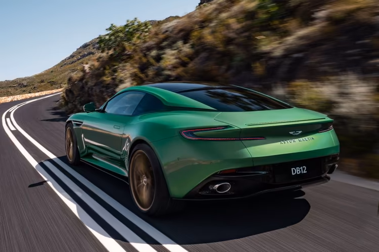 Aston Martin DB12 Left Side Rear View Aston Martin DB12 Left Side Rear View