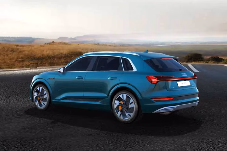 Audi E-tron Left Side Rear View Audi E-tron Left Side Rear View