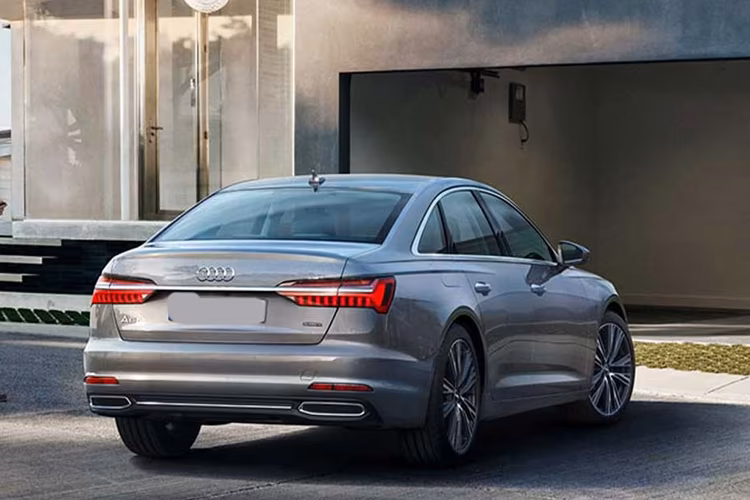 Audi A6 Right Side Rear View Audi A6 Right Side Rear View