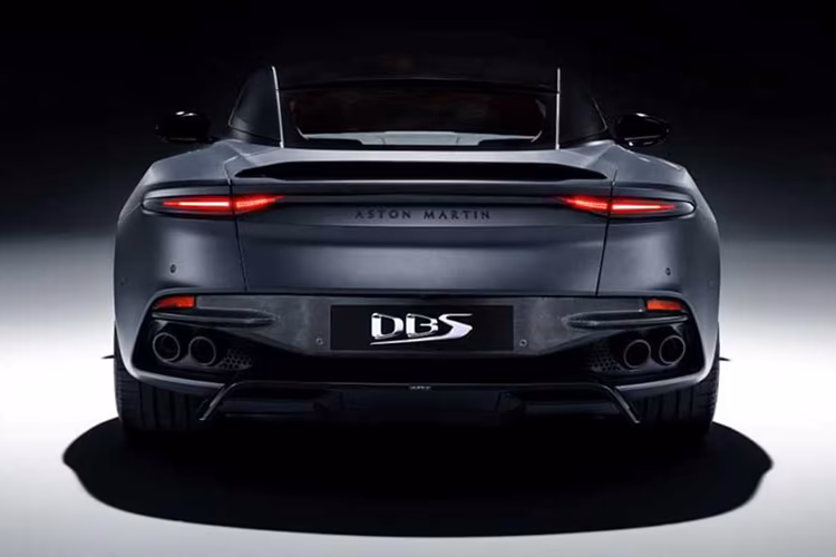 Aston Martin DBS Superleggera Rear View Aston Martin DBS Superleggera Rear View