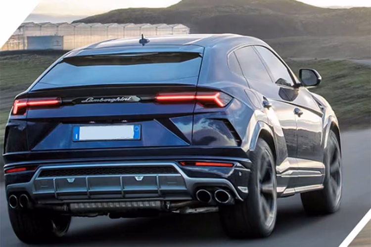 Lamborghini Urus rear view Lamborghini Urus rear view