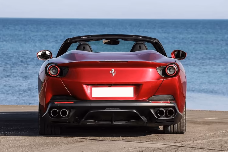 Ferrari Portofino Rear View Ferrari Portofino Rear View