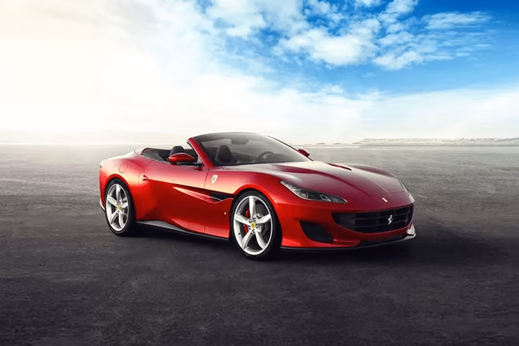Ferrari Portofino Right Side Front View Ferrari Portofino Right Side Front View