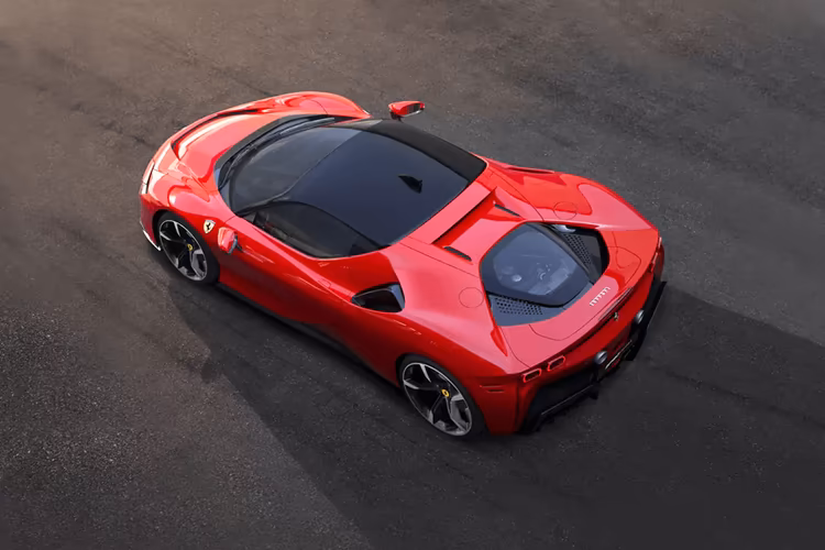 Ferrari SF90 Stradale Top View Ferrari SF90 Stradale Top View