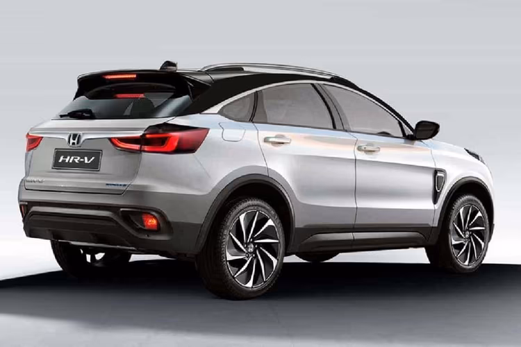 Honda HR-V Right Side Rear View Honda HR-V Right Side Rear View