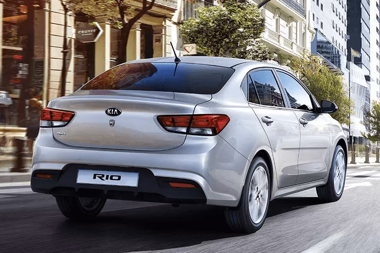 Kia Rio Right Side Rear View