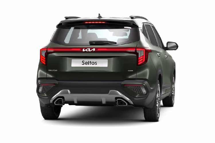 Kia Seltos Facelift Rear View Kia Seltos Facelift Rear View