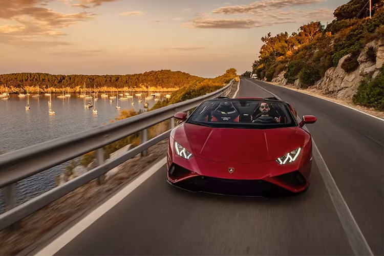 lamborghini Huracan EVO front view lamborghini Huracan EVO front view