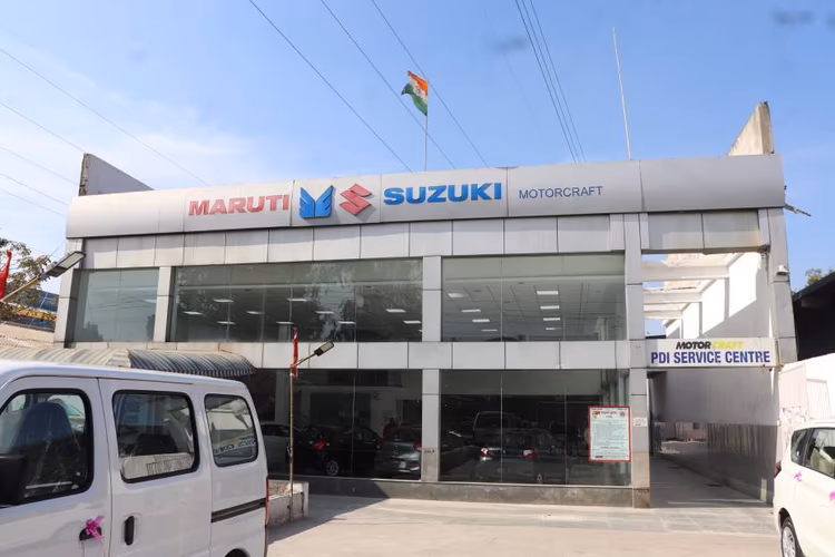 Maruti Showroom Sahibabad Front View Maruti Showroom Sahibabad Front View