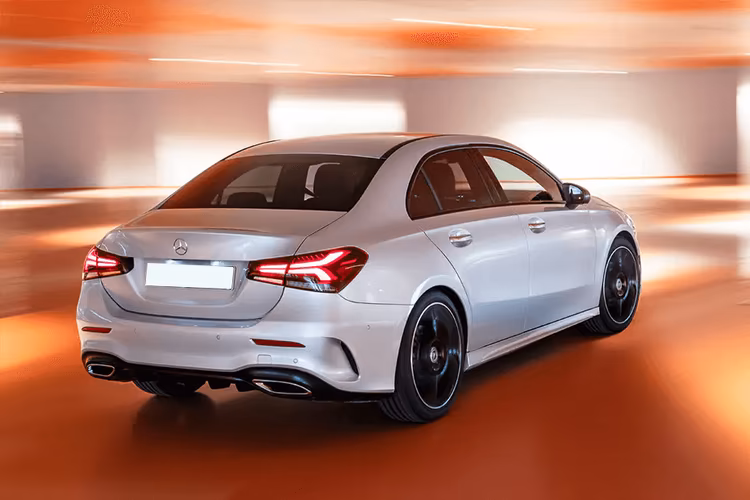 Mercedes-Benz A-Class Limousine Right Side Rear View Mercedes-Benz A-Class Limousine Right Side Rear View