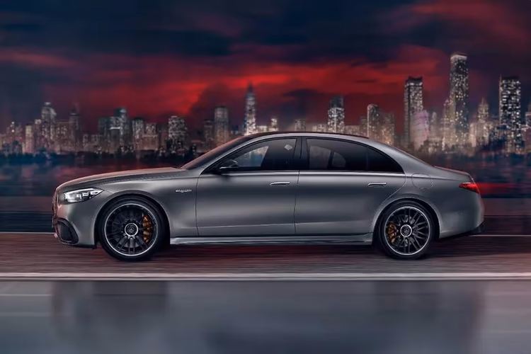 Mercedes-Benz AMG S 63 E Performance Left Side View Mercedes-Benz AMG S 63 E Performance Left Side View