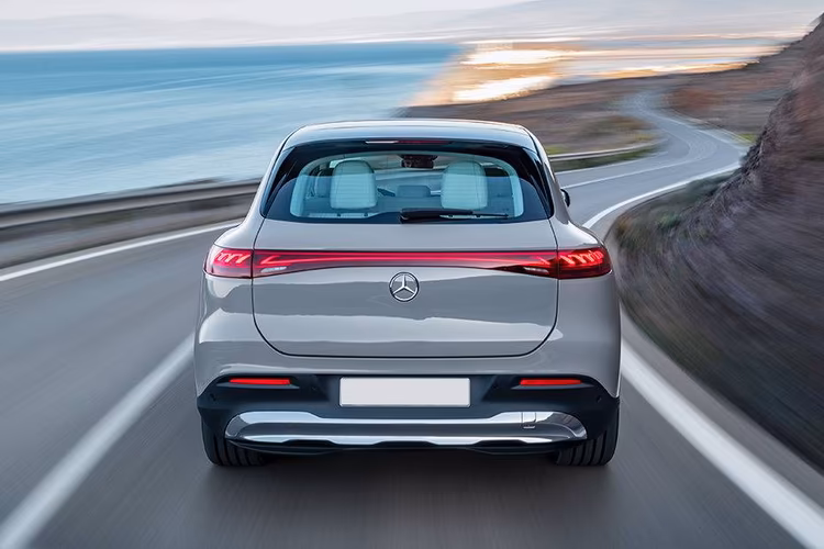 Mercedes Benz Maybach EQS SUV Rear View Mercedes Benz Maybach EQS SUV Rear View