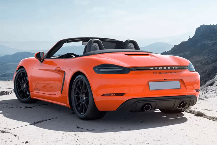 Porsche 718 Left Side Rear View Porsche 718 Left Side Rear View