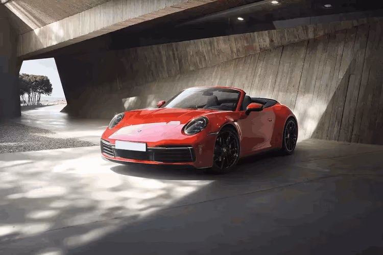 Porsche 911 Left Side Front View Porsche 911 Left Side Front View