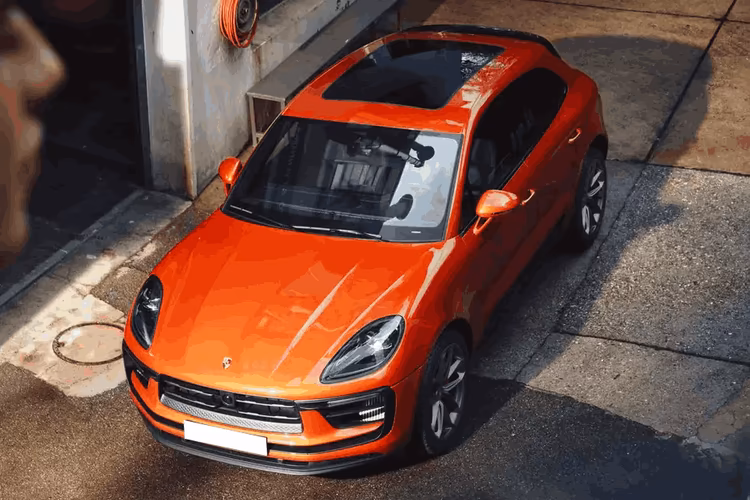 Porsche Macan Top View Porsche Macan Top View