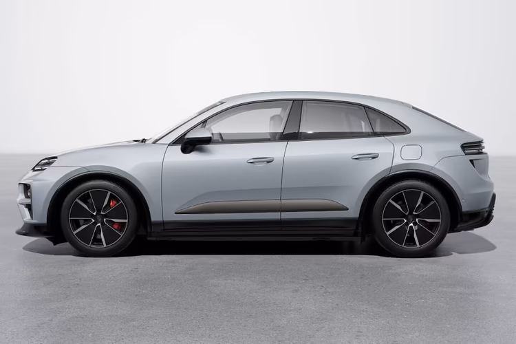 Porsche Macan EV Left Side View Porsche Macan EV Left Side View