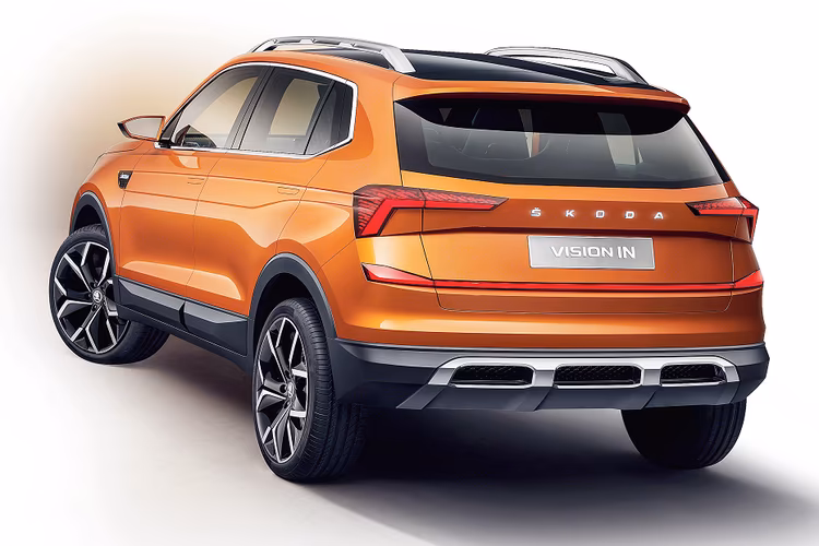 Skoda Vision IN Left Side Rear View Skoda Vision IN Left Side Rear View
