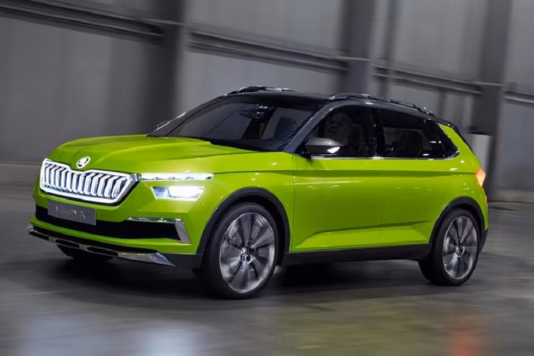 Skoda Vision X Left Side Front View Skoda Vision X Left Side Front View
