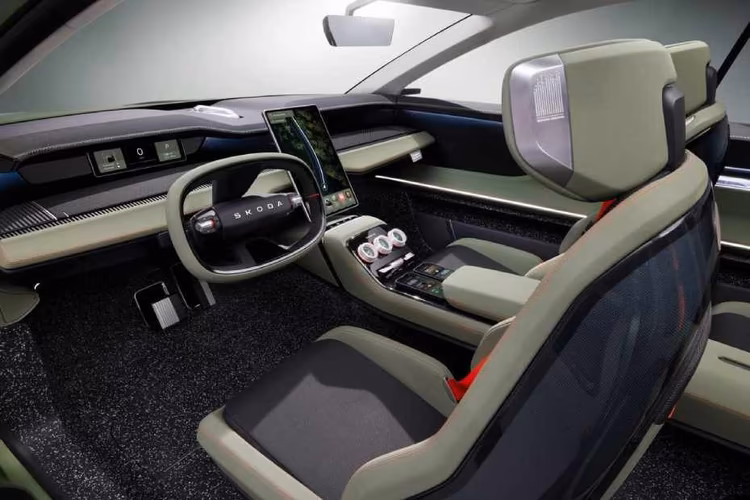 Skoda Vision 7S Interior Image Skoda Vision 7S Interior Image
