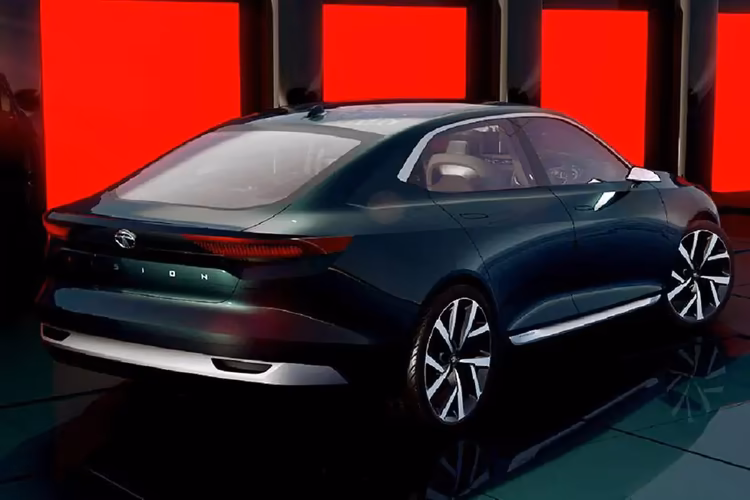 Tata EVision Electric Right Side Rear View Tata EVision Electric Right Side Rear View