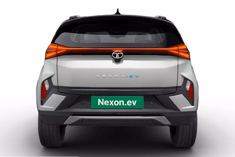 Tata Nexon EV rear view Tata Nexon EV rear view