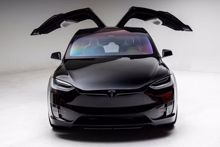 Tesla Model X Front View Tesla Model X Front View