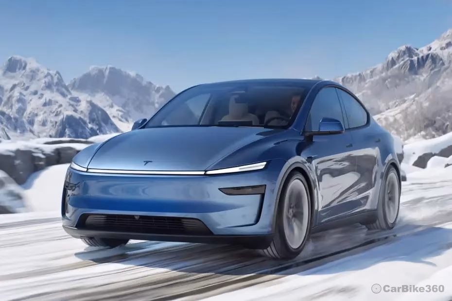 Tesla Model Y Left Front Three Quarter Tesla Model Y Left Front Three Quarter
