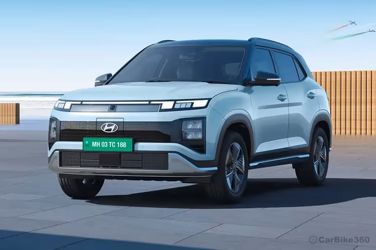 Hyundai Creta Electric Left Front Three Quarter Hyundai Creta Electric Left Front Three Quarter