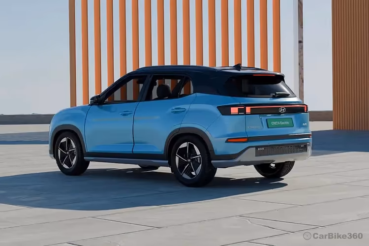 Hyundai Creta Electric Left Rear Three Quarter Hyundai Creta Electric Left Rear Three Quarter