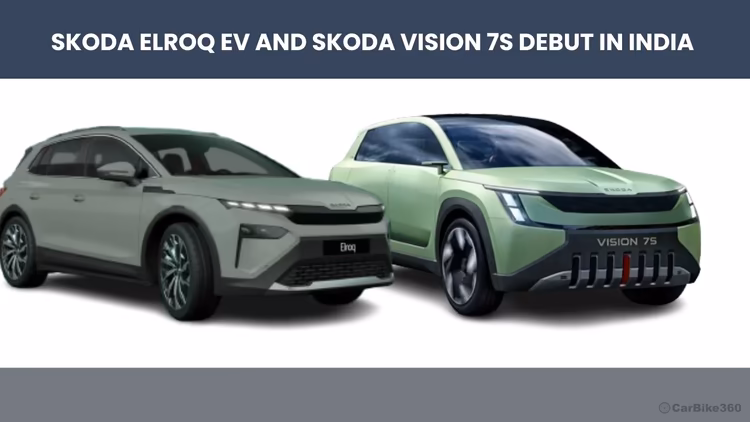 Skoda Debut Elroq EV and Vision 7S At Bharat Mobility Expo 2025 Skoda Debut Elroq EV and Vision 7S At Bharat Mobility Expo 2025