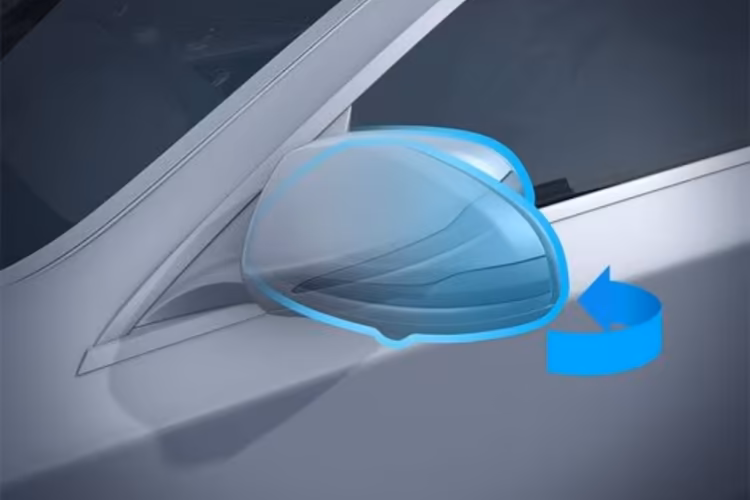 Mercedes Benz EQS SUV Side Mirror Foldable Mercedes Benz EQS SUV Side Mirror Foldable