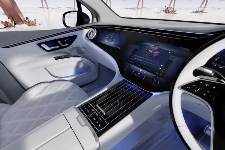 Mercedes Benz Maybach EQS SUV Central Console Mercedes Benz Maybach EQS SUV Central Console