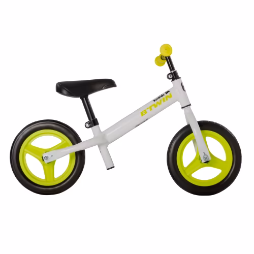 Btwin RunRide 100 Kids' 10Inch Balance Bike White Btwin RunRide 100 Kids' 10Inch Balance Bike White