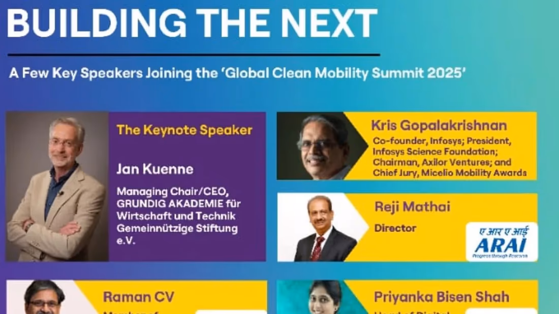 Global Clean Mobility Summit 2025 Is Ready To Transform the Pace for India’s EV Future Audio