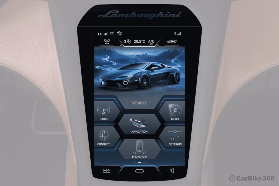 Lamborghini Temerario Infotainment Screen Lamborghini Temerario Infotainment Screen