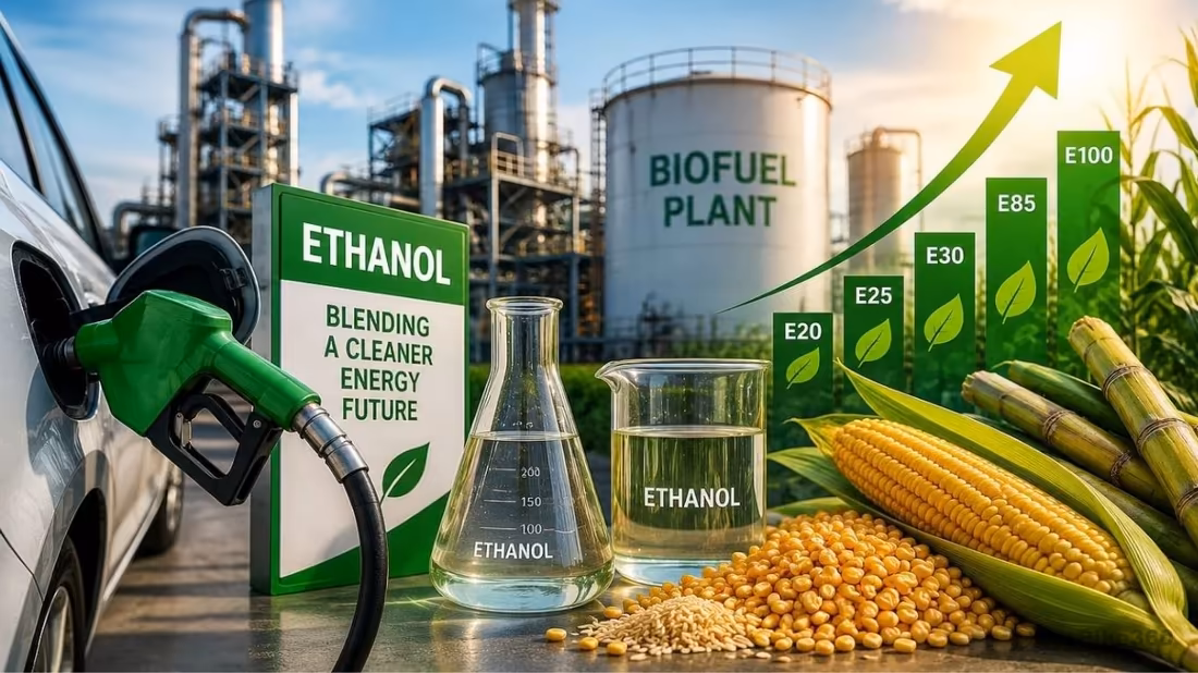 India removes excise duty on higher ethanol blends to accelerate biofuel adoption Audio