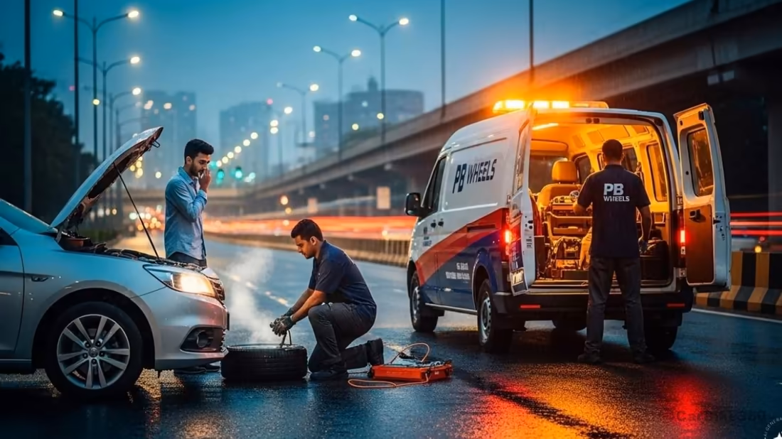 PB wheels launches free emergency car breakdown assistance in Delhi NCR Audio