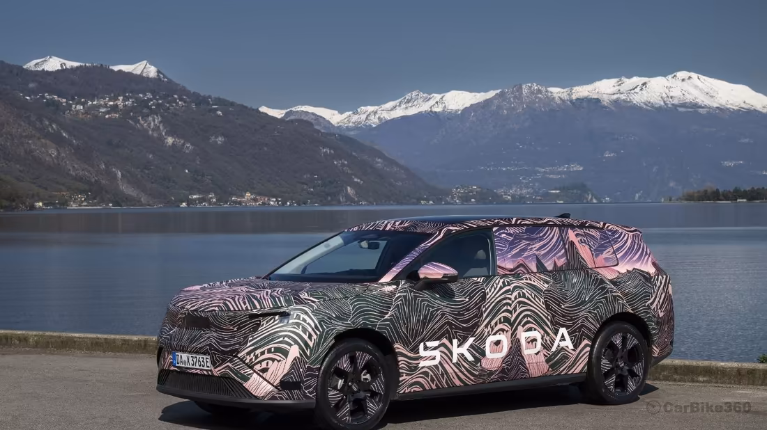 Skoda Peaq 7-seater electric SUV global reveal on June 23 Audio