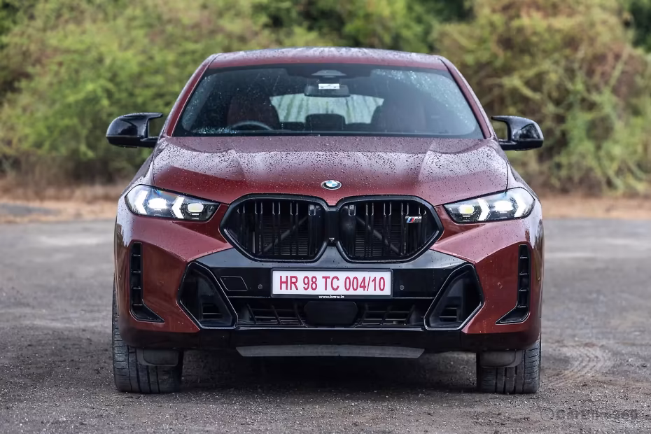 BMW X6 Aventurine Red Metallic SUV Bold Front Exterior View