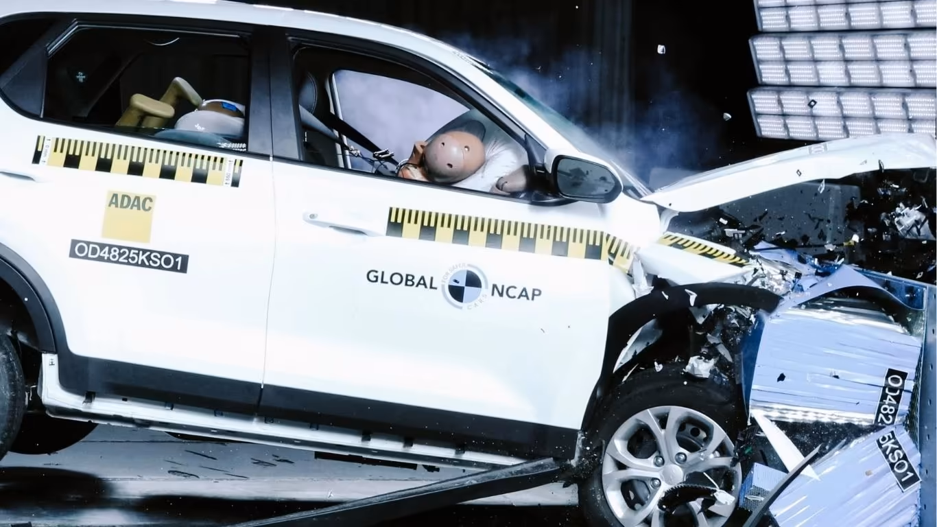 Kia Sonet Crash Testing
