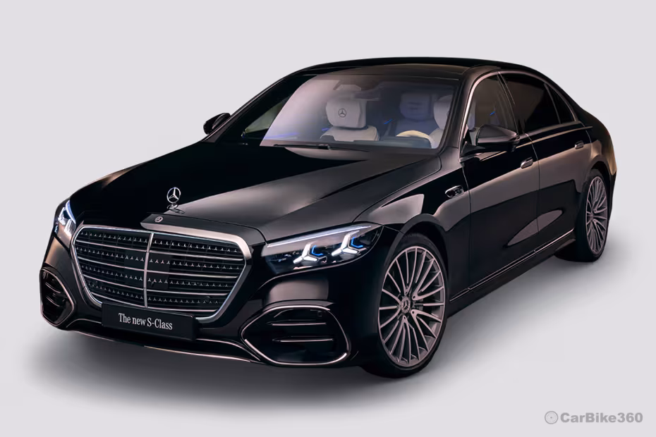 Mercedes-Benz S-Class angled driver side profile Mercedes-Benz S-Class angled driver side profile