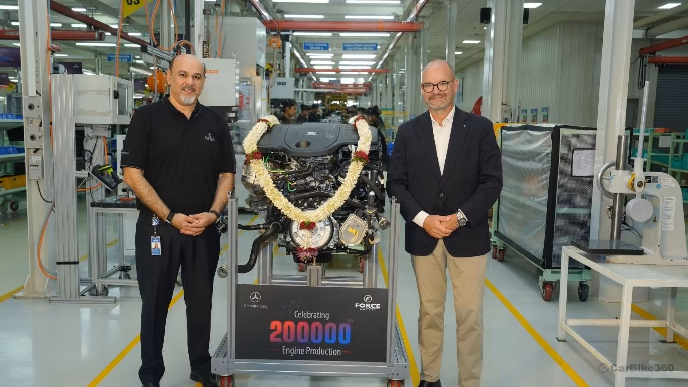 Force Motors Rolls Out 200,000th Mercedes-Benz Engine