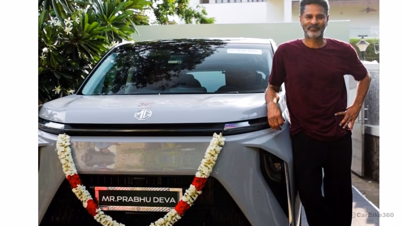 Prabhu Deva Brings Home MG M9 Presidential Limousine