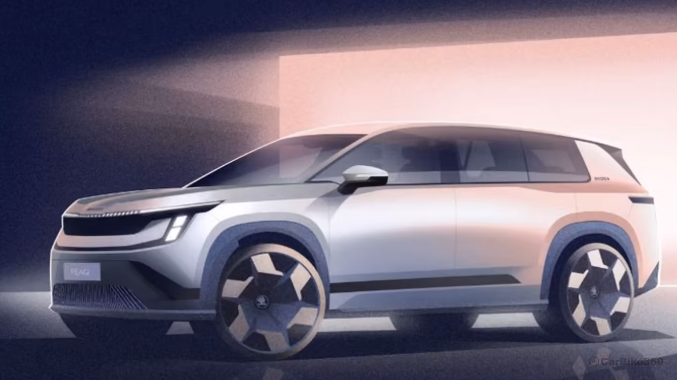 Skoda Peaq Electric SUV Design Revealed