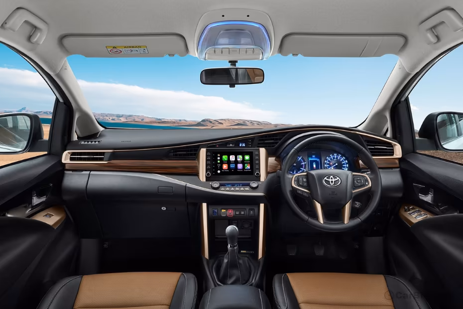 Toyota Innova Crysta dual tone brown dashboard Toyota Innova Crysta dual tone brown dashboard