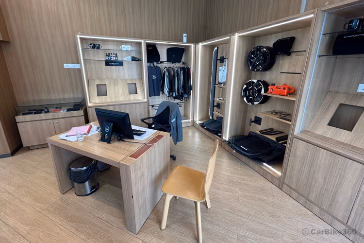 Allied Motors - Sohna Road Car Accessories Display Area