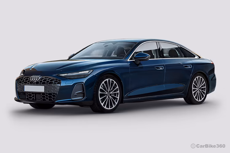 Audi A6 2026 profile showcasing metallic exterior finish Audi A6 2026 profile showcasing metallic exterior finish