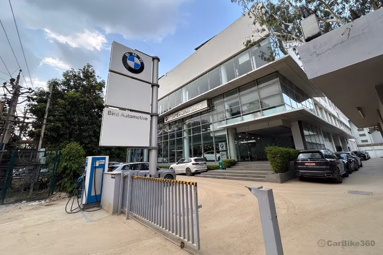 BMW Bird Automotive Showroom Sector 16, Gurugram Front View BMW Bird Automotive Showroom Sector 16, Gurugram Front View