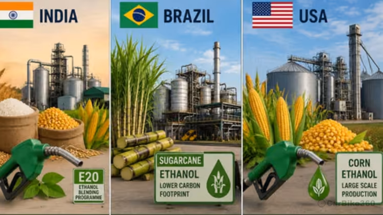 Ethanol production economics in India, Brazil and the US: Key factors and outlook