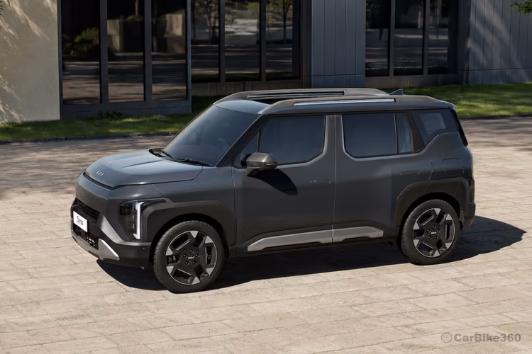 Kia Syros EV SUV Exterior Bold design view Kia Syros EV SUV Exterior Bold design view